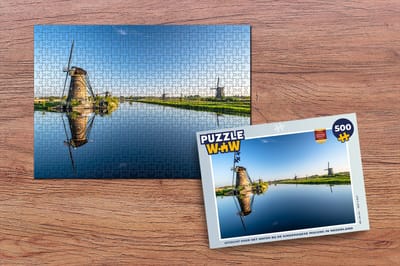 Puzzel Molens - Holland - Water - Legpuzzel - Puzzel 500 stukjes