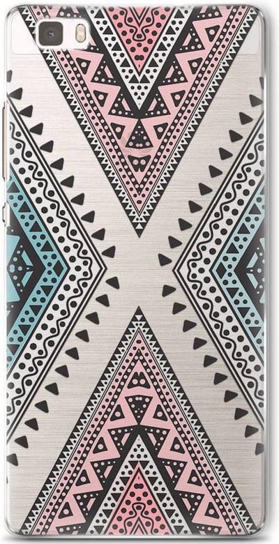 Casimoda® telefoonhoesje - Geschikt voor Huawei P8 Lite - Desert Dreams - Zwart TPU hoesje - Backcover - Multi - Geen opdruk