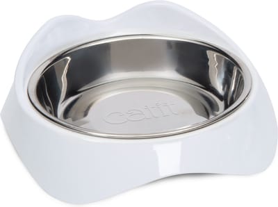 Catit Voerbak - Kattenvoerbak - Ø17x7 cm Wit