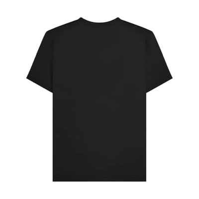 Lambretta Heren Vinyl Groot & Lang T-Shirt (Zwart)