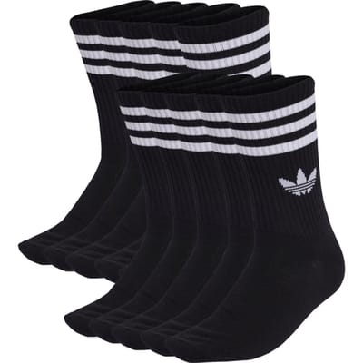 Adidas Originals 3 Stripes Crew 10 Pairs Sokken Zwart