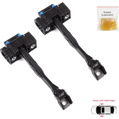 BDP1341-1 2 Pièces Charnière de Porte Avant Butée de Frein Limiteur de Sangle de Vérification pour VW Golf MK7 5G 2012-2020 4/5 Portes Alltrack Sportsvan Variant e-Golf 5G0837249A