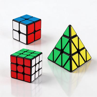 Qiyi 3-pack – Speedcube | Snel, Soepel & Duurzaam – Klassieke Speed Cube - Puzzelkubus voor Jong & Oud - Fidget - Fidget Cube - Fidget Toys
