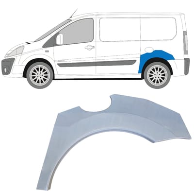 Reparatiepaneel achterspatbord voor Fiat Scudo 2007-2016 / Links
