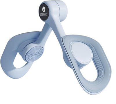 Dijtrainer Apparaat - Heupversterker Bekkenbodem - Thuis Fitness - 360 Graden Rotatie - 24 cm - Blauw