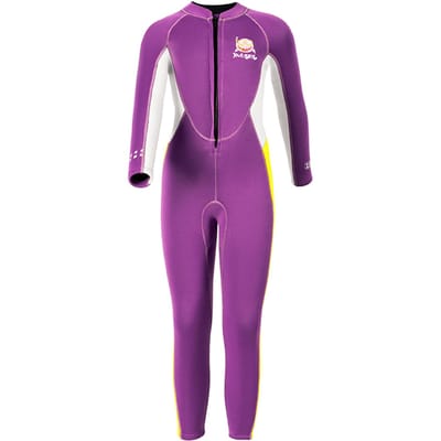 Meisjes Wetsuit Volledig Lichaam Neopreen Thermisch Zwempak 2.5MM voor Kinderen Lange Mouw Duik Surfpak met Rits aan de Voorkant voor XL