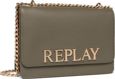 REPLAY Schoudertas Crossbody Bag Military Green Olijfgroen