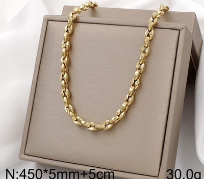 Ketting met schakel RVS 4427