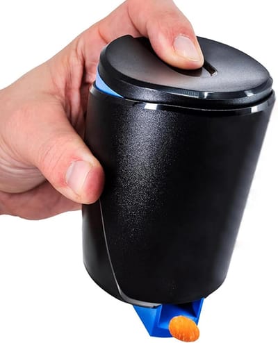 Klikkopers® - Snack Dispenser - Clean hands Snack Dispenser - Schone Handen Bij Het Snacken - Gamer Cadeau - Hygiënisch Snacken - Blauw