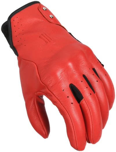 Macna Rouge geperforeerde Dames Motorfiets Handschoenen -