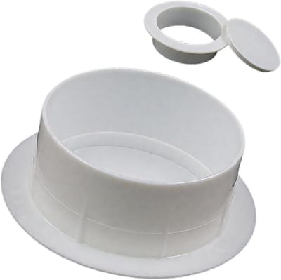 Decoratieve PP-gatplug voor airconditioning, verschillende maten, voor muurgat wit Type160