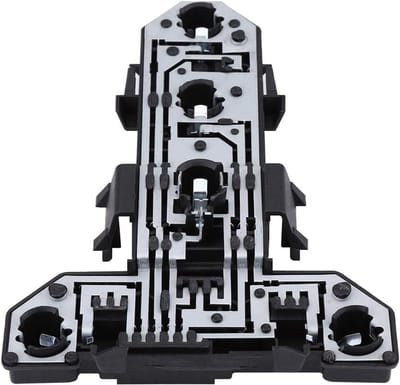 Achterlicht Houder - Remlicht Circuit - Auto Onderhoud - Robuust Duurzaam Materiaal - 19x13.5 cm - Zwart