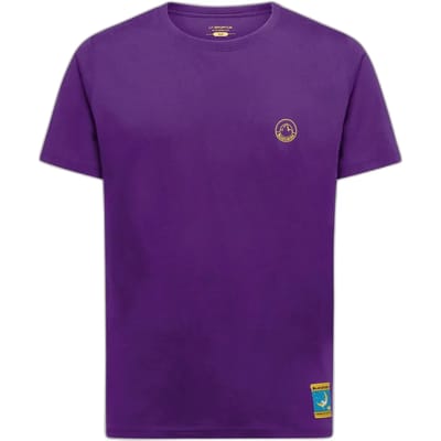 La Sportiva Climbing On The Moon T-shirt Met Korte Mouwen Paars XL Man