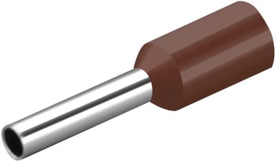 Jhubersproducts - Kabeleindhuls - Elektrische verbinding - 1000 stuks - Bruin - AWG18 - Ideaal voor professionals - Hoogwaardige isolatie