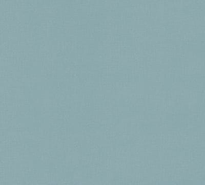 TEXTIELLOOK BEHANG | Basic Uni - Blauw turquoise - A.S. Création Pure Elegance