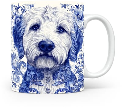 Mok Labradoodle Beker voor koffie of tas voor thee, cadeau voor dierenliefhebbers, moeder, vader, collega, vriend, vriendin, kantoor, opa, oma, hond, kerst, sinterklaas, verjaardag