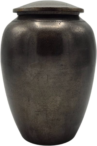 Urnenspecialist® - Urn - Pot - Asbuis - 2500ML - Night Black - Grijs - Antraciet - Standaard Urn - As - Asverwerking