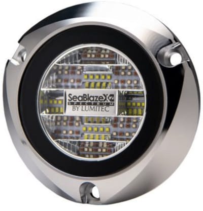 Lumitec SeaBlaze X2 Bronze Chrome Spectrum RGBW Onderwaterverlichting Thru-Hull | 101591