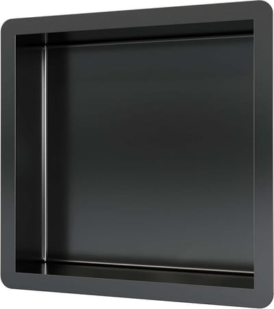 Brauer Gunmetal Edition Inbouwnis - 30x30cm - PVD - geborsteld gunmetal