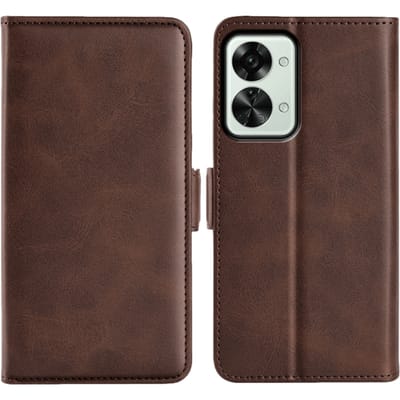 Comfycase OnePlus Nord 2T Bookcase Beschermhoesje  Bruin