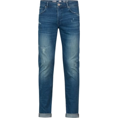 Petrol Industries - Heren Seaham slim fit jeans - Blauw - Maat W29L34