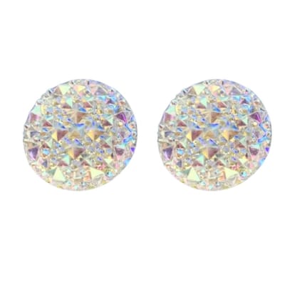 Magneet oorbellen multi kunststof 13 mm