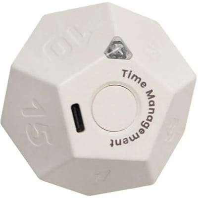Time Ball oplaadbare mini-timer, eenvoudig te gebruiken met dubbele wekkermodus, Pomodoro Timer kookbenodigdheden