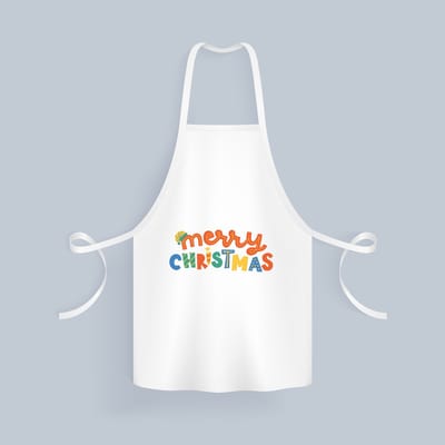 Akyol - kerst merry christmas Keukenschort - Kerstmis - kerst beker - winter - kerst - christmas - kerst cadeau - 82 bij 71 cm