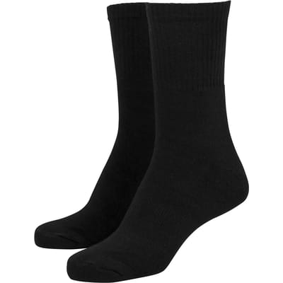 Urban Classics Sokken - Sport Socks 3-Pack - EU35-38 tot EU 47-50 - voor Mannen - zwart