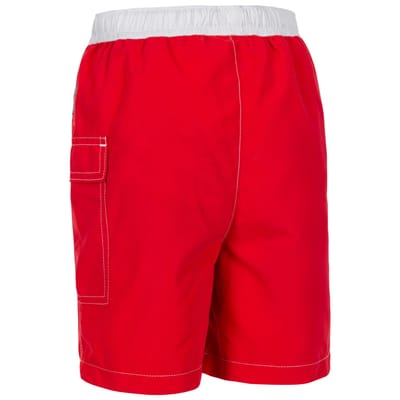 Trespass Zwemshort kinderen/kinderen in de diepte (Rood)