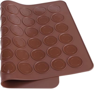 Siliconen Bakmat met 48 Cavity voor Macarons - Ideaal voor Bakken, Decoratie en DIY Taarten