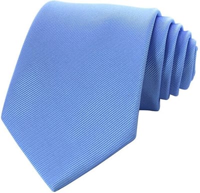 Sorprese Stropdas - Lichtblauw - 100% Zijde - Stropdassen voor heren - Cadeau