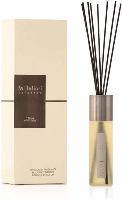 Millefiori Selected Geurstokjes 100 ml - Cedar
