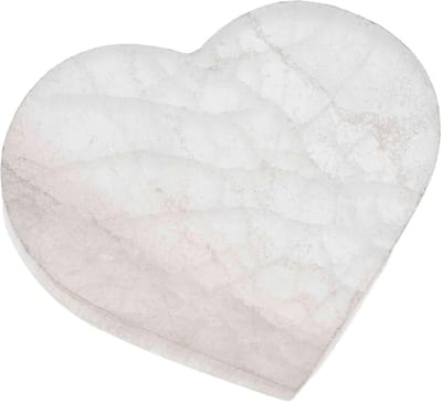 Dailygoods- Hartbord handgemaakt 10 x 9 cm - Selenietplaat - Meditatie - Spirituele decoratie - Opbergplaat voor sieraden - Energetische reiniging