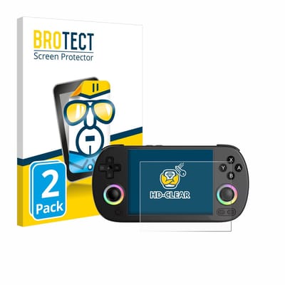 BROTECT - Screenprotector voor Anbernic RG40XX H - Folie Beschermfolie transparant 2 Stuks