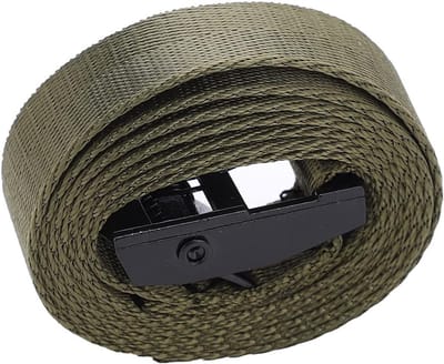 Zware Sjorbanden Set - Spanbanden Vracht - Vastzetten Lading - Zinklegering Gespen - 2x 5 Meter - Groen
