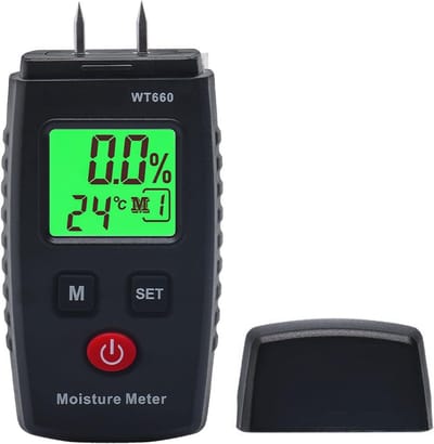 Vochtmeter Houtvochtigheidsmeter met 7 Modi en LCD-display