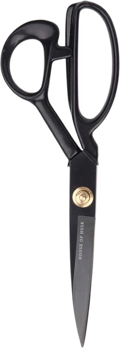 House of Husk Stofschaar - Grote Textielschaar - Fournituren - Kleermakersschaar - 1 Stuk - Zwart - 30.7cm - 12inch