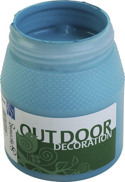 Outdoor Verf, blauw, 250 ml/ 1 fles