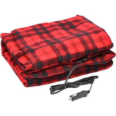 Rode Autoverwarming Deken Elektrische Auto Deken 12 Volt Lange Snoer Lichtgewicht Elektrische Verwarming Plaid
