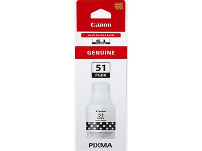 Originele Canon inktfles GI-51PGBK, één verpakking, zwart gepigmenteerd