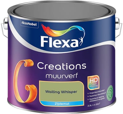 Flexa - Creations Muurverf Zijdemat - Wailing Whisper - Mengverf - 2,5 L