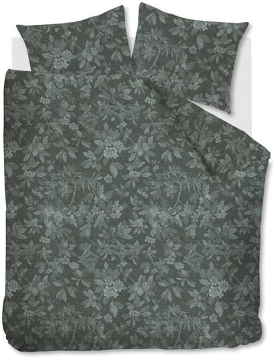 Beddinghouse Mea dekbedovertrek - Tweepersoons - 200x200/220 cm - Groen