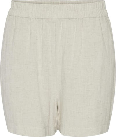Pieces Broek Pcvinsty Hw Linen Shorts Noos Bc 17146435 Oatmeal Dames Maat - XS