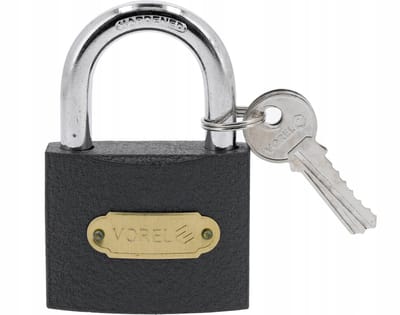 Vorel Gietijzeren Hangslot 63 mm - Robuust & Veilig