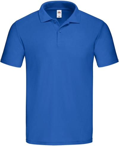 Fruit Of The Loom Original Adult Polo Shirt Royal - S