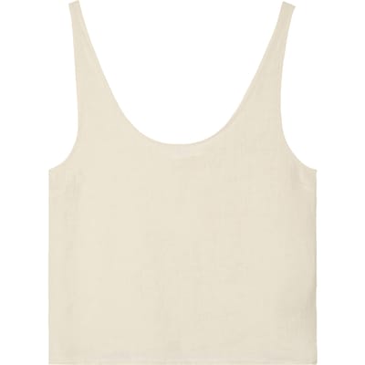 American Vintage Ivybo Tops Ecru Maat: L | Mouwloze Tops Outlet | Dames | Ecru