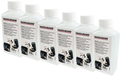 Set van 6 Vloeibare Ontkalkers voor espressomachines en multifunctionele dranken 25 cl Fackelmann Ontbijt