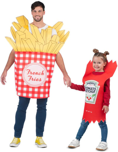 Kostuums voor Volwassenen My Other Me Friet Ketchup Één maat