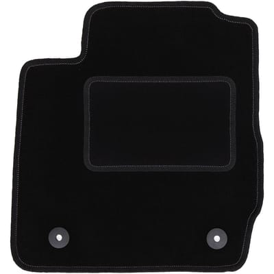 Bestuurdersmat zwart voor: Ford Fiesta MK7 hatchback (2011-2017)